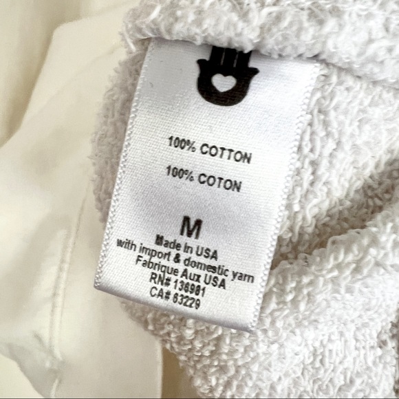 SPIRITUAL GANGSTER x PELOTON Classic Crew Sweatshirt in White - Picture 10 of 11